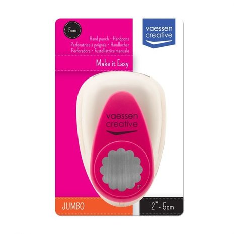 Vaessen Creative Figuurpons Jumbo Cirkel Schulp (21437-074) Vaessen Creative Figuurpons Jumbo Cirkel Schulp (21437-074)