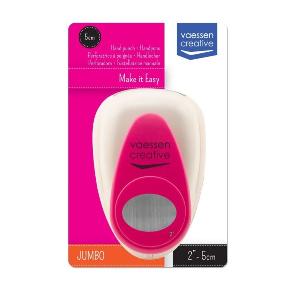 Vaessen Creative Figuurpons Jumbo Ovaal 2 (21437-076) Vaessen Creative Figuurpons Jumbo Ovaal 2 (21437-076)