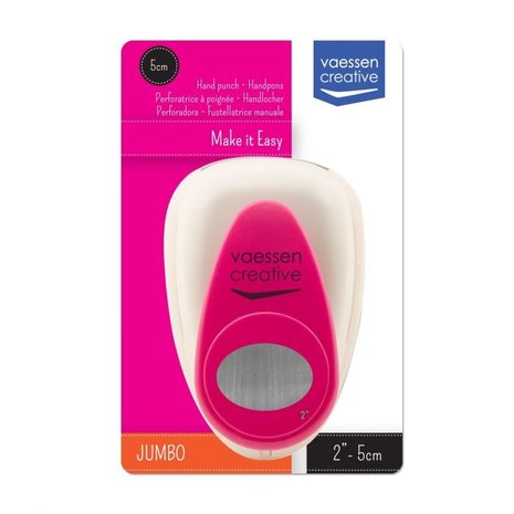 Vaessen Creative Figuurpons Jumbo Ovaal 2 (21437-076) Vaessen Creative Figuurpons Jumbo Ovaal 2 (21437-076)