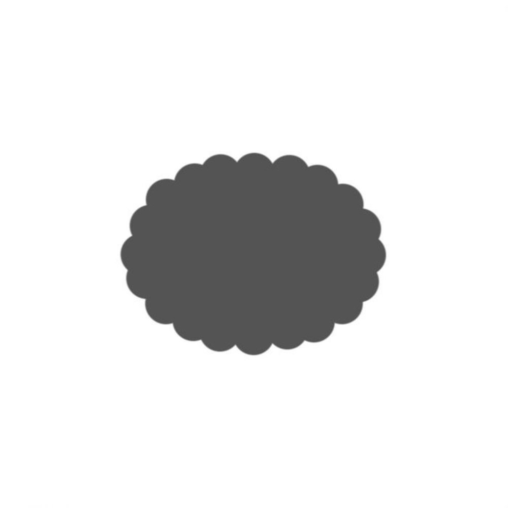 Vaessen Creative Figuurpons Jumbo Ovaal Schulp 2 (21437-077)