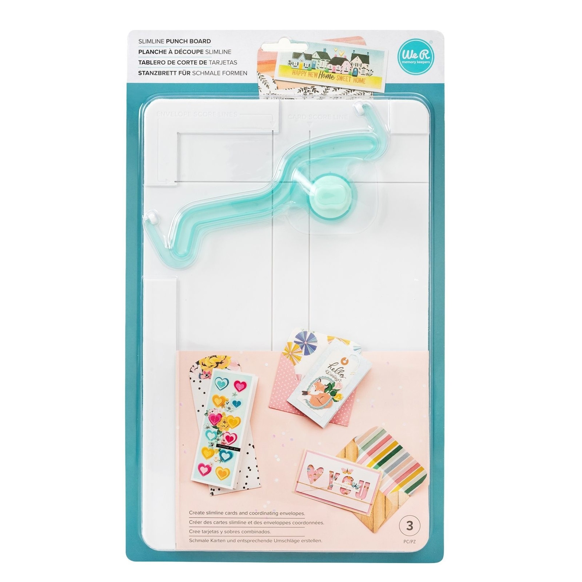 We R Memory Keepers Slimline Card Punch Board (60000164) Paperpads.nl