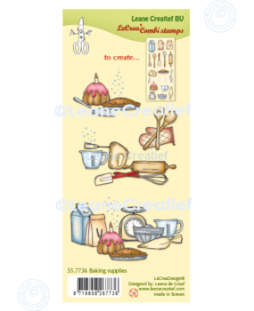 Leane Creatief Baking Supplies Clear Stamps (55.7736) Leane Creatief Baking Supplies Clear Stamps (55.7736)