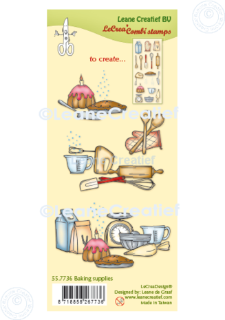 Leane Creatief Baking Supplies Clear Stamps (55.7736) Leane Creatief Baking Supplies Clear Stamps (55.7736)