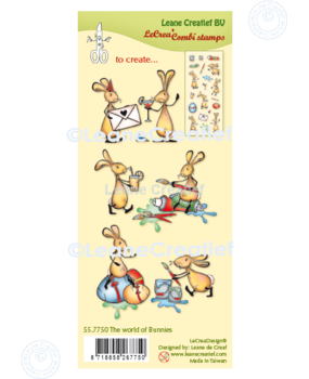 Leane Creatief The World of Bunnies Clear Stamps (55.7750) Leane Creatief The World of Bunnies Clear Stamps (55.7750)