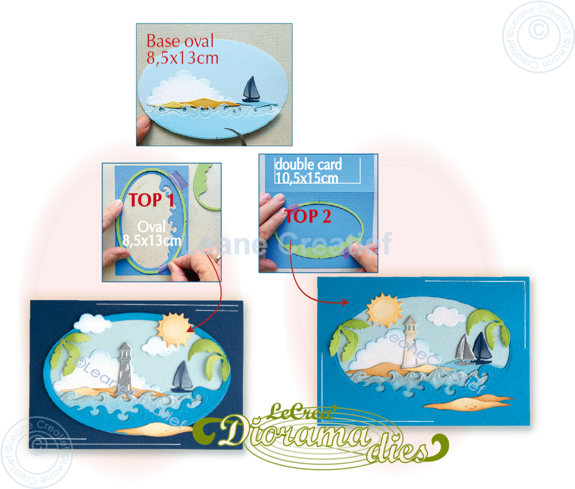Leane Creatief Snijmal Diorama Seaside (45.7859) Leane Creatief Snijmal Diorama Seaside (45.7859)