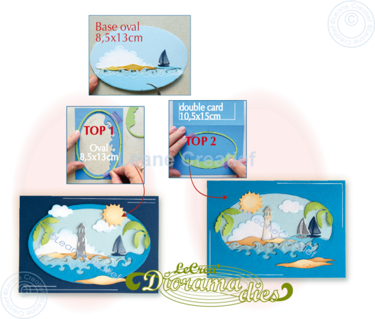 Leane Creatief Snijmal Diorama Seaside (45.7859) Leane Creatief Snijmal Diorama Seaside (45.7859)