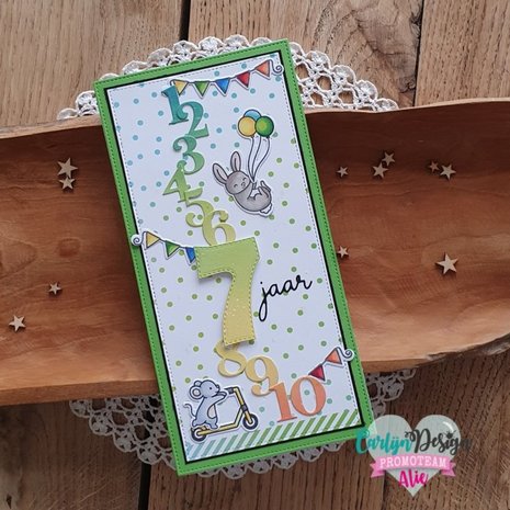 Carlijn Design Snijmal Kaarsjes Cijfers 7 (CDSN-0147)