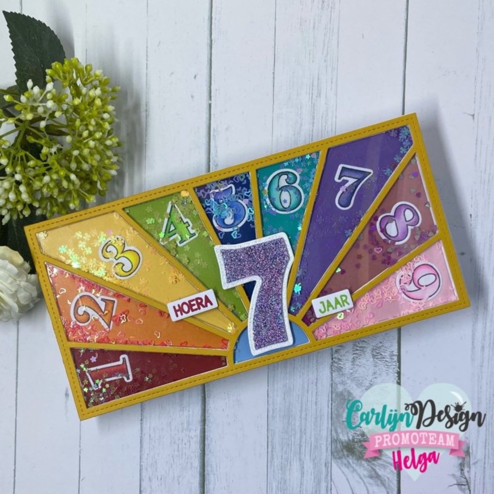 Carlijn Design Snijmal Kaarsjes Cijfers 7 (CDSN-0147)