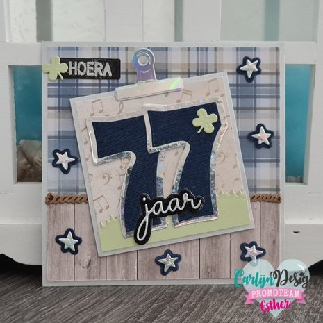 Carlijn Design Snijmal Kaarsjes Cijfers 7 (CDSN-0147)