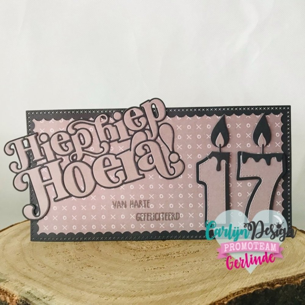 Carlijn Design Snijmal Kaarsjes Cijfers 7 (CDSN-0147)