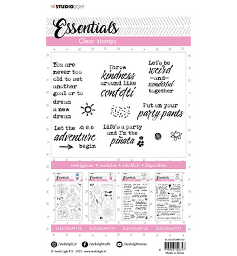 Studio Light Essentials Clear Stamp Let's Be Weird (SL-ES-STAMP120) Studio Light Essentials Clear Stamp Let's Be Weird (SL-ES-STAMP120)