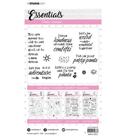 Studio Light Essentials Clear Stamp Let's Be Weird (SL-ES-STAMP120) Studio Light Essentials Clear Stamp Let's Be Weird (SL-ES-STAMP120)