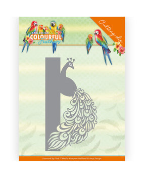 Amy Design Colourful Feathers Peacock Tail Dies (ADD10260)