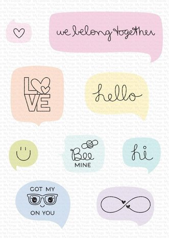 My Favorite Things All Kinds of Love Clear Stamps (MSTN-002) My Favorite Things All Kinds of Love Clear Stamps (MSTN-002)