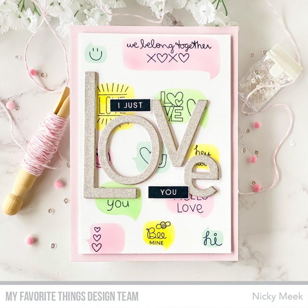 My Favorite Things All Kinds of Love Clear Stamps (MSTN-002) My Favorite Things All Kinds of Love Clear Stamps (MSTN-002)