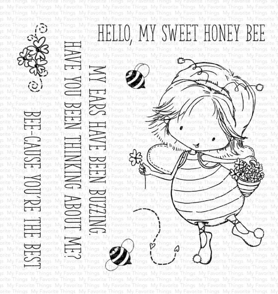 My Favorite Things Sweet Honey Bee Clear Stamps (TI-007) My Favorite Things Sweet Honey Bee Clear Stamps (TI-007)