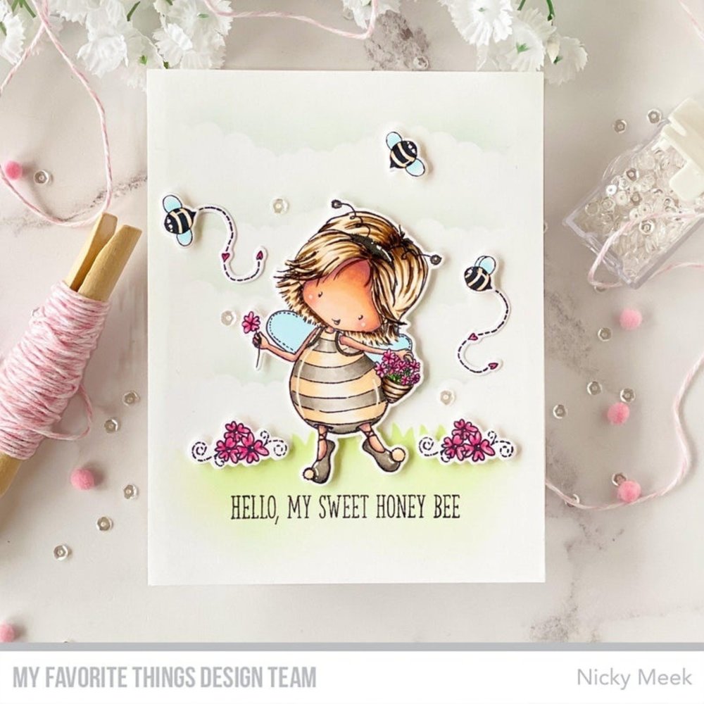 My Favorite Things Sweet Honey Bee Clear Stamps (TI-007) My Favorite Things Sweet Honey Bee Clear Stamps (TI-007)