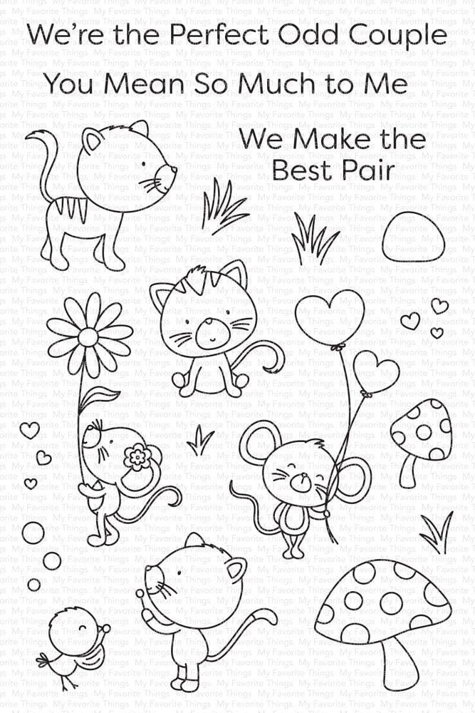 My Favorite Things Odd Couple Clear Stamps (CS-634) My Favorite Things Odd Couple Clear Stamps (CS-634)