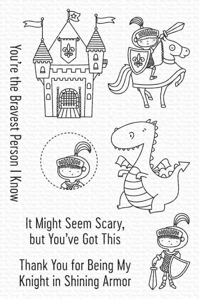 My Favorite Things Knight in Shining Armor Clear Stamps (CS-635)