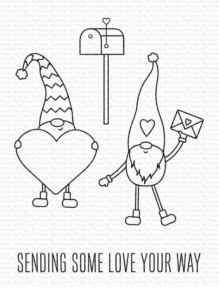 My Favorite Things Love to My Gnomies Clear Stamps (CS-641)