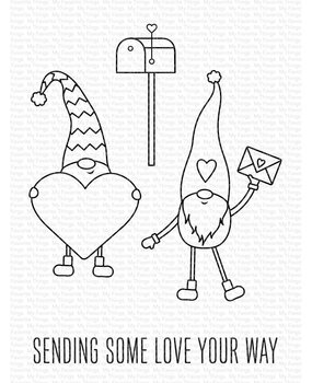 My Favorite Things Love to My Gnomies Clear Stamps (CS-641)