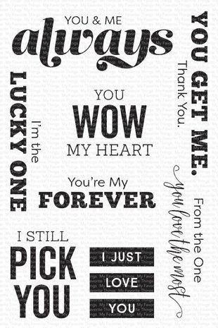 My Favorite Things Straight from the Heart Clear Stamps (CS-643)