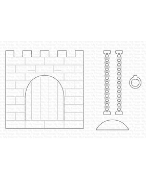 My Favorite Things Die-namics Castle Drawbridge (MFT-2180)