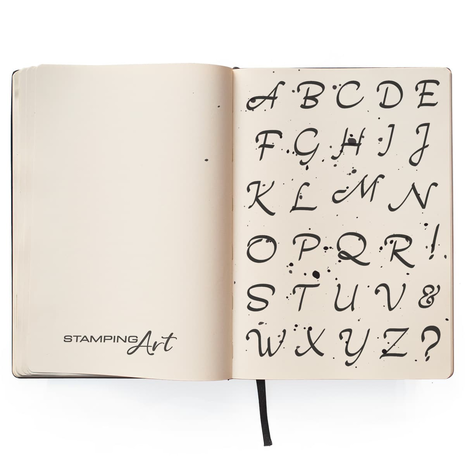 Ciao Bella Papercrafting Moonlight Uppercase Alphabet A6 Clear Stamps (PS6007)