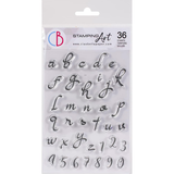 Ciao Bella Papercrafting Moonlight Lowercase Alphabet A6 Clear Stamps (PS6008)