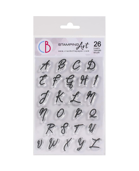 Ciao Bella Papercrafting Muse Uppercase Alphabet A6 Clear Stamps (PS6009) Ciao Bella Papercrafting Muse Uppercase Alphabet A6 Clear Stamps (PS6009)