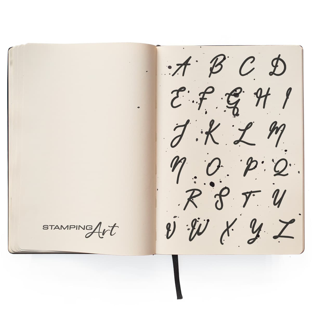 Ciao Bella Papercrafting Muse Uppercase Alphabet A6 Clear Stamps (PS6009)