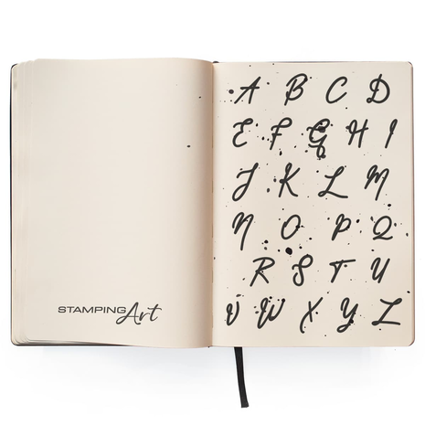 Ciao Bella Papercrafting Muse Uppercase Alphabet A6 Clear Stamps (PS6009)