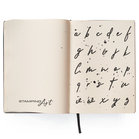 Ciao Bella Papercrafting Muse Lowercase Alphabet A6 Clear Stamps (PS6010)