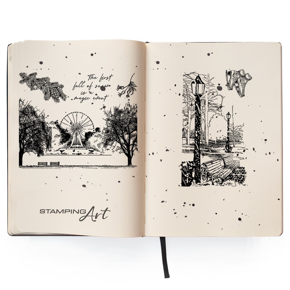 Ciao Bella Papercrafting The First Fall of Snow A6 Clear Stamps (PS6011) Ciao Bella Papercrafting The First Fall of Snow A6 Clear Stamps (PS6011)