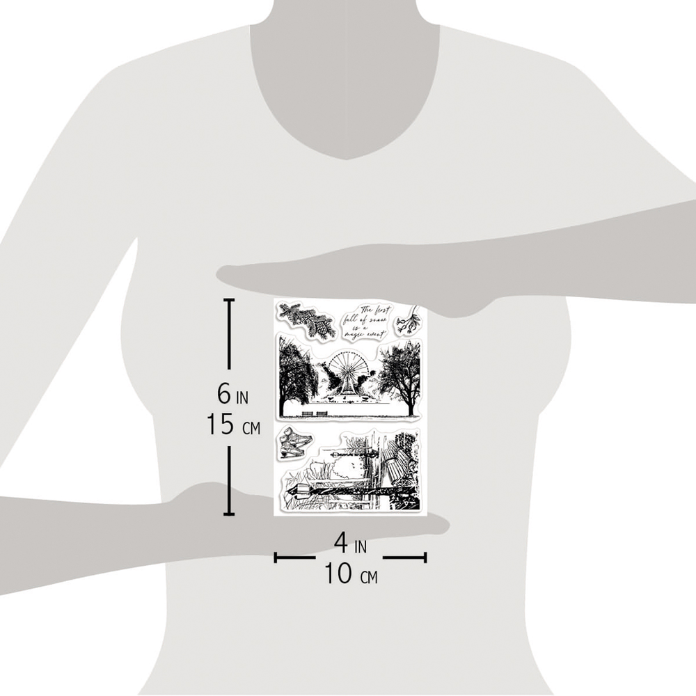 Ciao Bella Papercrafting The First Fall of Snow A6 Clear Stamps (PS6011) Ciao Bella Papercrafting The First Fall of Snow A6 Clear Stamps (PS6011)