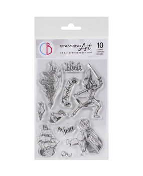 Ciao Bella Papercrafting Hook & Mr Smee A6 Clear Stamps (PS6014) Ciao Bella Papercrafting Hook & Mr Smee A6 Clear Stamps (PS6014)