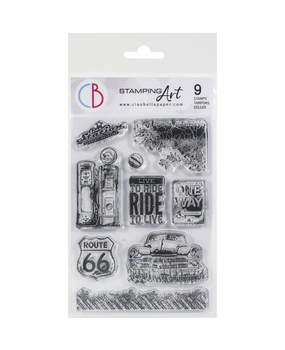 Ciao Bella Papercrafting Gas Station A6 Clear Stamps (PS6017) Ciao Bella Papercrafting Gas Station A6 Clear Stamps (PS6017)