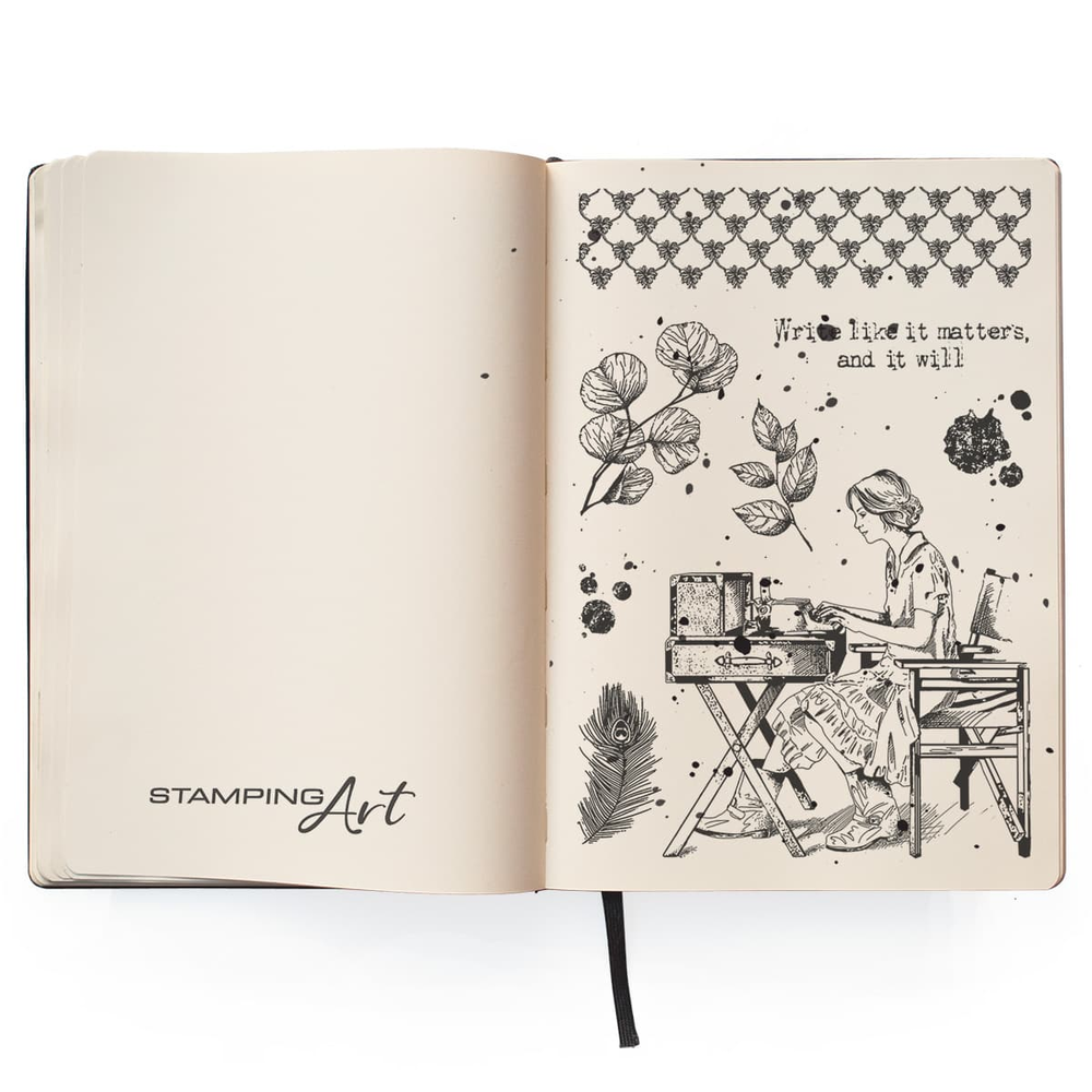 Ciao Bella Papercrafting Write Like It Matters A6 Clear Stamps (PS6019)