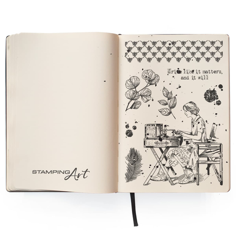 Ciao Bella Papercrafting Write Like It Matters A6 Clear Stamps (PS6019)