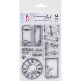 Ciao Bella Papercrafting Coastal Living A6 Clear Stamps (PS6027)