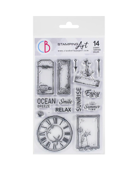 Ciao Bella Papercrafting Coastal Living A6 Clear Stamps (PS6027) Ciao Bella Papercrafting Coastal Living A6 Clear Stamps (PS6027)