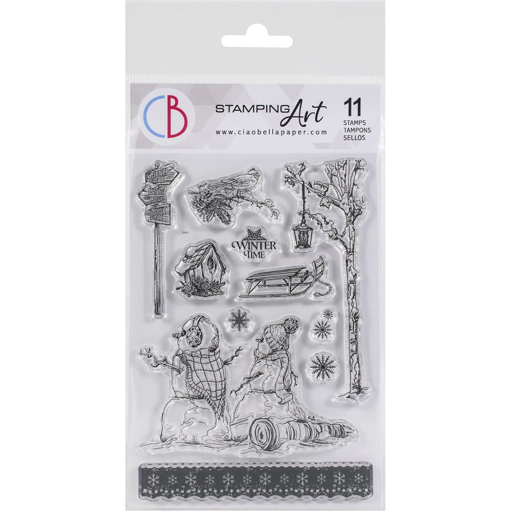 Ciao Bella Papercrafting Winter Time A6 Clear Stamps (PS6031) Ciao Bella Papercrafting Winter Time A6 Clear Stamps (PS6031)