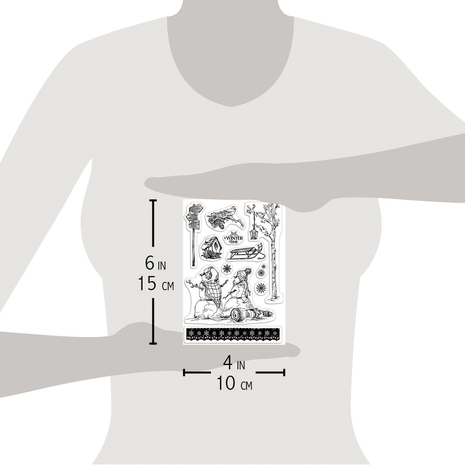 Ciao Bella Papercrafting Winter Time A6 Clear Stamps (PS6031) Ciao Bella Papercrafting Winter Time A6 Clear Stamps (PS6031)