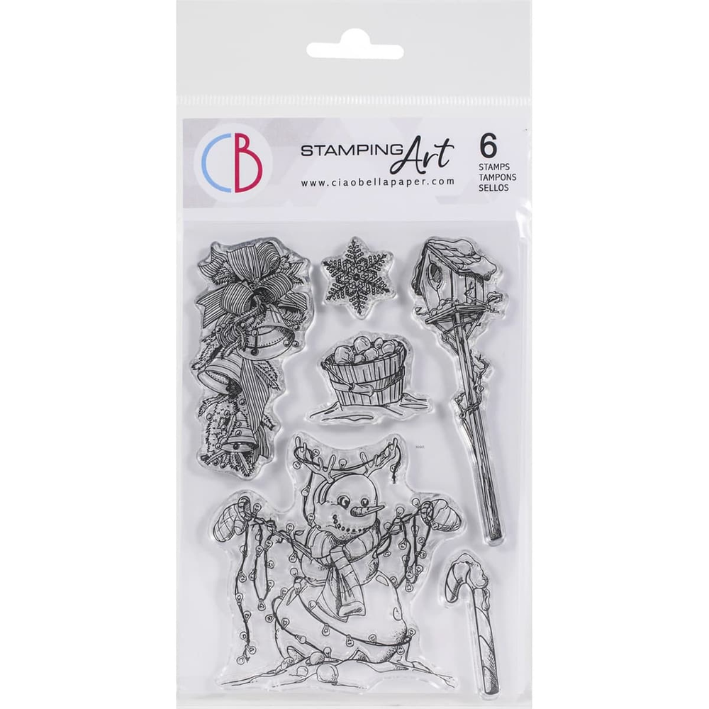 Ciao Bella Papercrafting  Winter Lights A6 Clear Stamps (PS6032)