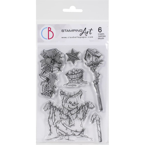 Ciao Bella Papercrafting  Winter Lights A6 Clear Stamps (PS6032)