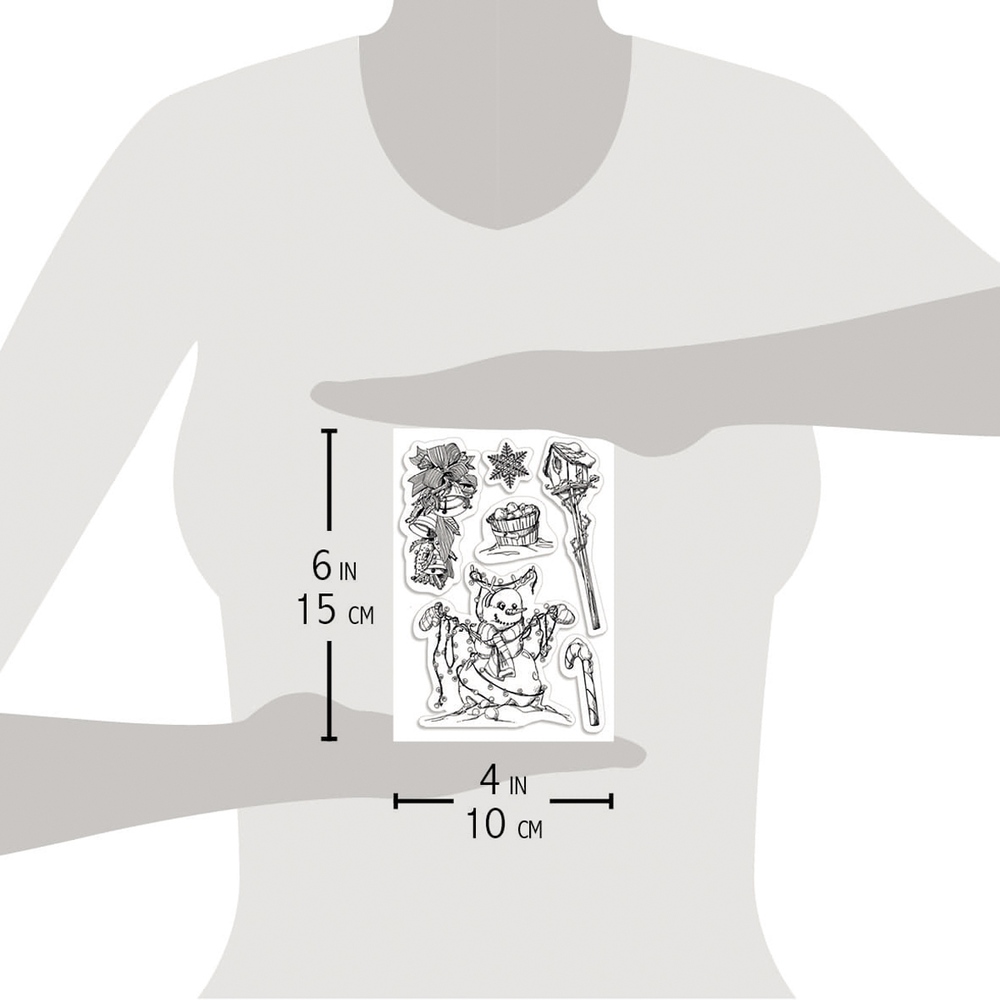 Ciao Bella Papercrafting  Winter Lights A6 Clear Stamps (PS6032)