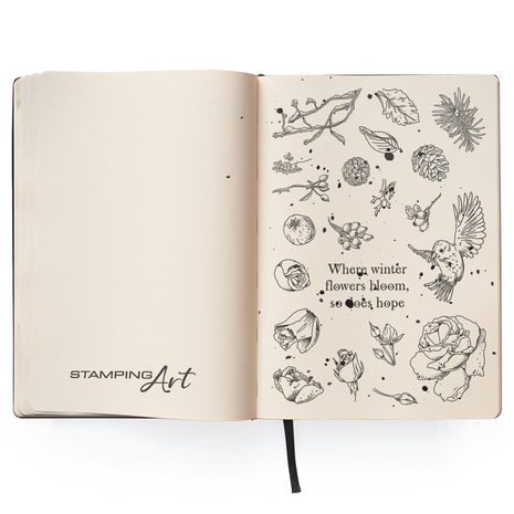 Ciao Bella Papercrafting Frozen Garden A6 Clear Stamps (PS6033)