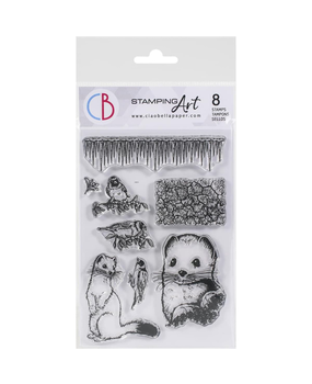 Ciao Bella Papercrafting Ermine & Goldfinch A6 Clear Stamps (PS6034) Ciao Bella Papercrafting Ermine & Goldfinch A6 Clear Stamps (PS6034)