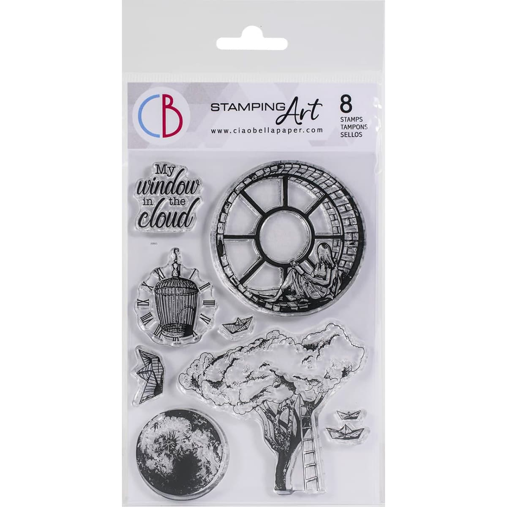 Ciao Bella Papercrafting Windows in the Cloud A6 Clear Stamps (PS6035) Ciao Bella Papercrafting Windows in the Cloud A6 Clear Stamps (PS6035)