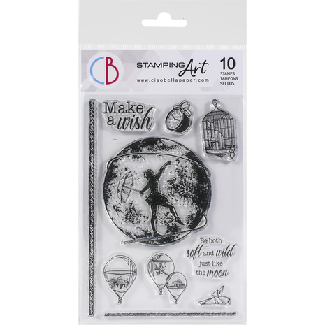 Ciao Bella Papercrafting Make A Wish A6 Clear Stamps (PS6036) Ciao Bella Papercrafting Make A Wish A6 Clear Stamps (PS6036)